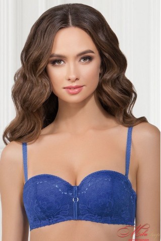 Изысканный бюстгальтер Jasmine lingerie 1041/7 MOKI blue print